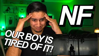 NF - PAID MY DUES FIRST REACTION!! | NATES TIRED OF IT FAM!!