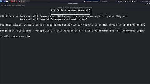 Ftp bypass:-Anonymous Login (Part-1)