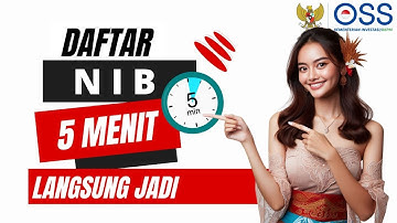 ✅Ternyata MUDAH Cara Buat NIB online 2024 - NIB jadi dalam 5 menit !