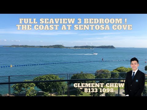 Full Seaview 3 Bedrooms 3 Baths for sale! (The Coast at Sentosa Cove)