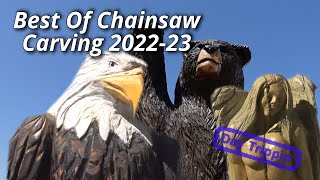 Chainsaw Carving Highlights | Day Trippin' | Best of 2022-23 Chainsaw Carving by Raptor PA 2,671 views 5 months ago 10 minutes, 56 seconds