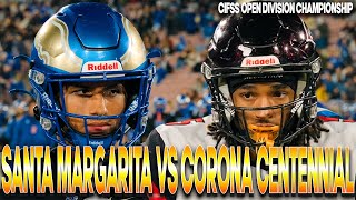 #6 Santa Margarita vs #2 Corona Centennial🔥 Defense Dominates 💪🏽 Trent Mosley Goes Absolutely Wild🤯