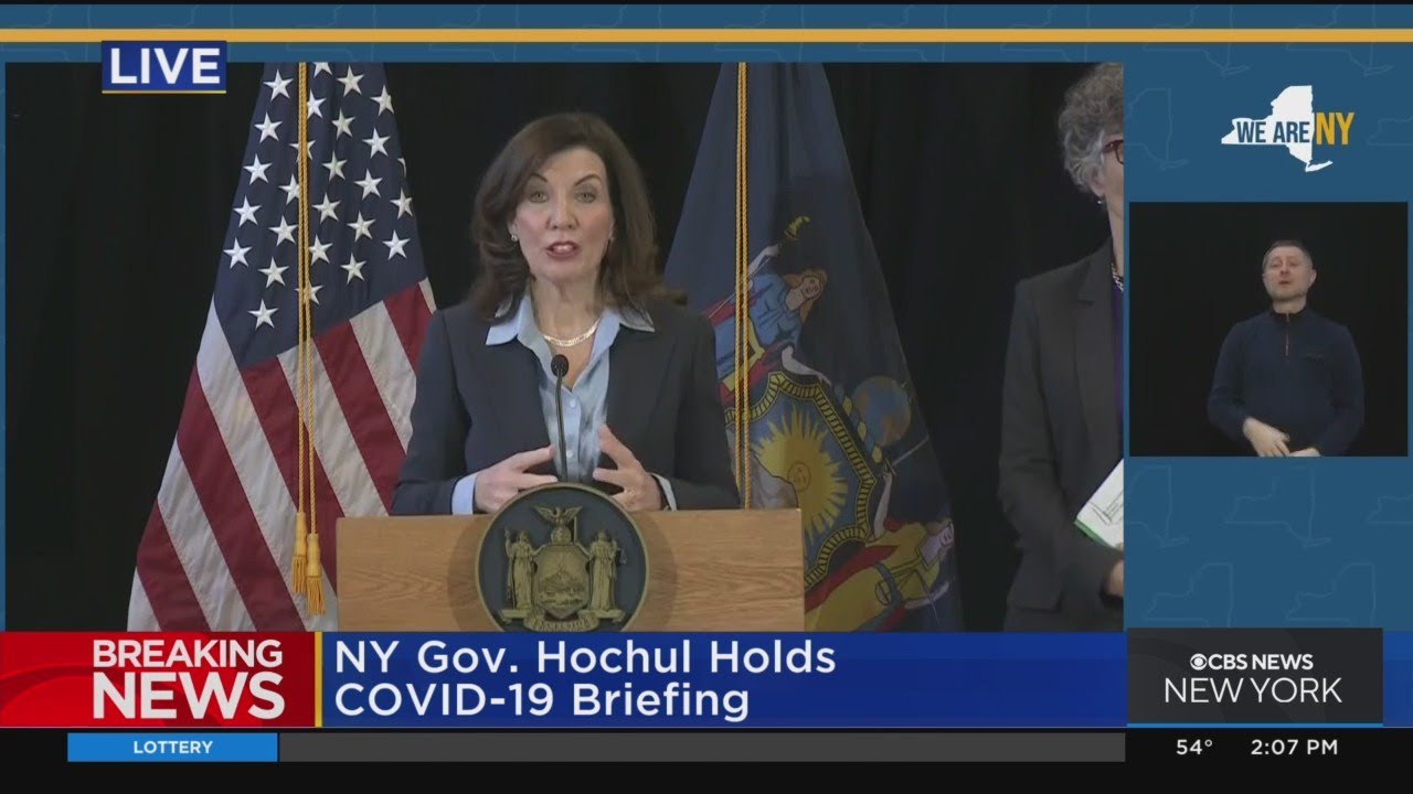 Gov. Hochul gives update on COVID, BA.2 subvariant - YouTube