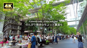 東京駅〜有楽町〜銀座〜築地本願寺〜勝鬨橋をのんびり散歩  | 4K Walk in Tokyo | DJI Pocket 2 | Japan 2022