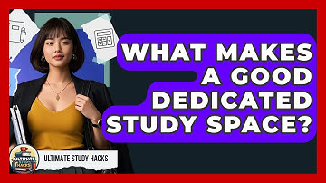 What Makes A Good Dedicated Study Space? - Ultimate Study Hacks