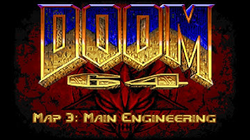 Doom 64 for Doom II - Map 3: Main Engineering (UV-100%) [Crispy Doom]
