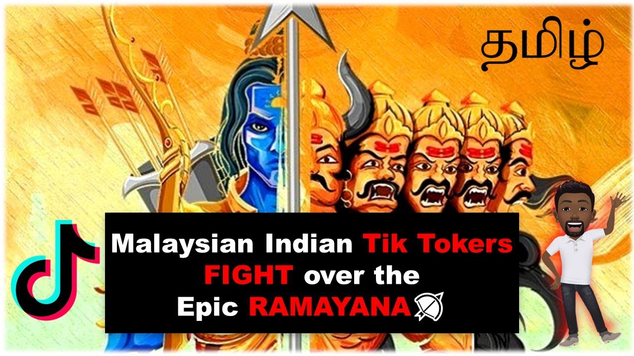 Malaysian Tik Tokers FIGHT over RAMAYANA🏹 | RAMAN vs RAVANAN | தமிழ் ...