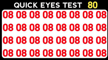 Vind de vreemde | Snelle ogentest | Ultieme observatievaardigheden