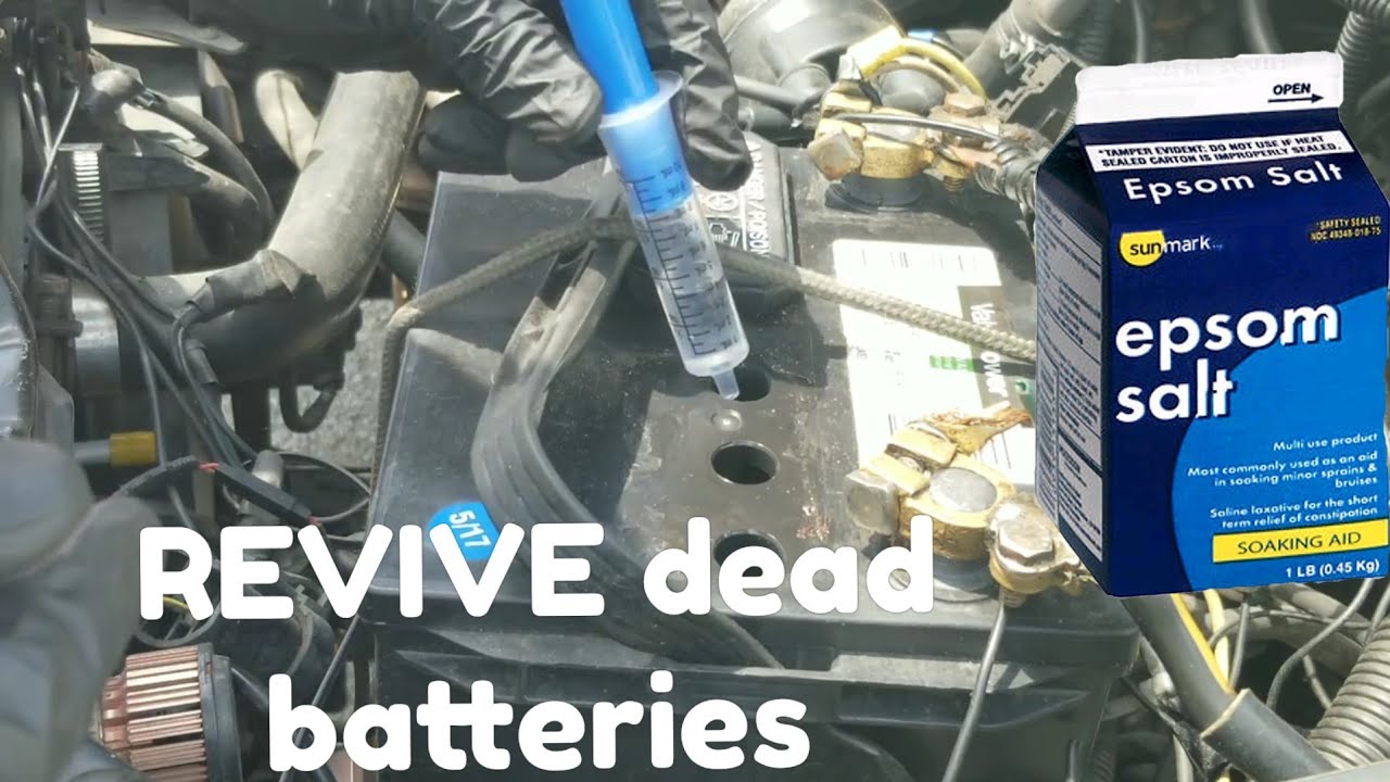 How to Fix a dead battery with Epsom Salt! - YouTube