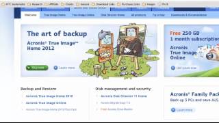 Best Backup Software | Acronis True Image Home 2012 And 2013 Backup Software Review