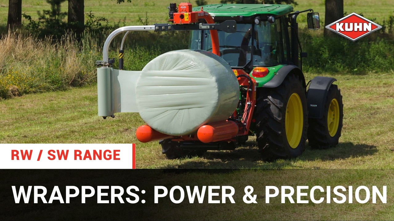 KUHN RW / SW range - Wrappers (In action)