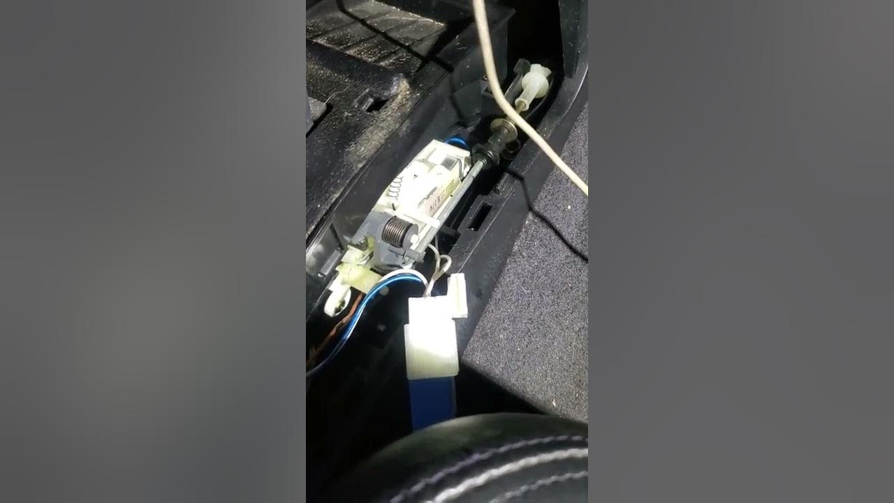 2001 nissan pathfinder shifter lock easy fix. - YouTube
