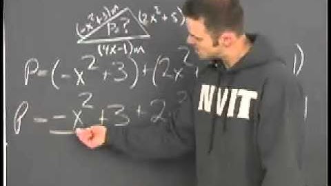 Sec 4 Ex 5 Adding and Subtracting Polynomials - Finding Perimeter