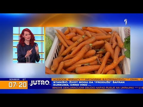 JUTRO - Kako različita hrana utiče na očekivani životni vek, gošća prof.dr Svetlana Stanišić | PRVA