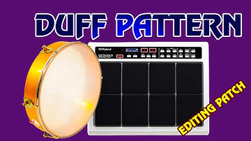 Roland SPD 20 pro Octapad Duff Pattern with Editing