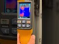 Hidden Electrical Fire Waiting to Happen  in electrical cabinet #shorts Thermal camera