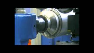 DENN ZENN-100 CNC metal spinning machine - spinforming of a stainless steel container