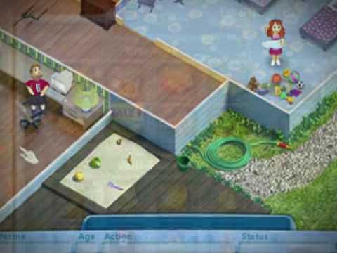 Video of game play for Virtual Families
