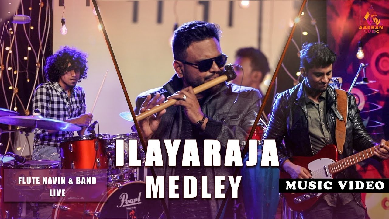 Aadhan Music  SE01 S03  Flute Navin Live  Ilaiyaraaja Theme