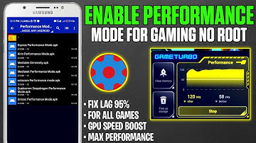 How To Enable Performance Mode For Gaming On Any Android | No Root