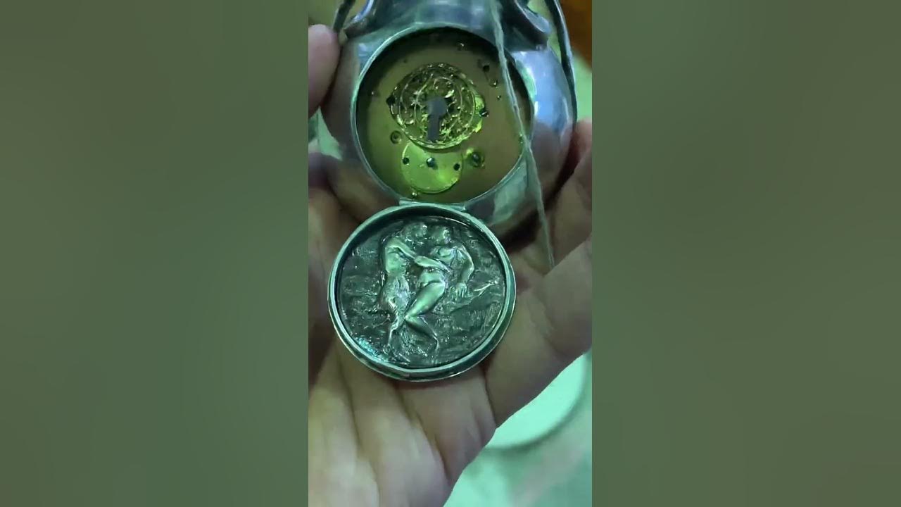 Часы череп, серебро, винтаж - YouTube