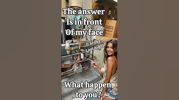 She said It wasn’t working until I found this! In my face #boiler #mechanic #nyc #hotwater