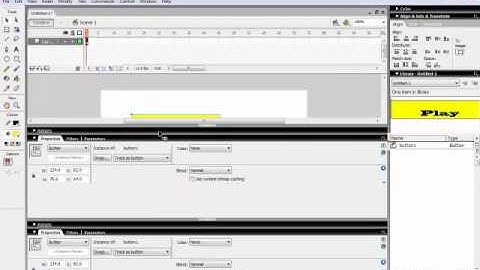 Flash Tutorial: How to make a button in Macromedia Flash