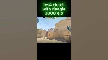 1vs4 deagle clutch #3000elo #counterstrike #cs2 #clutch #1vs4