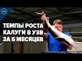 Темпы роста Калуги в узв за 6 месяцев