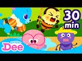 Bug & Insect Songs Compilation 🐝| Itsy Bitsy Spider + | 30min | Nursery Rhymes | DragonDee for Kids