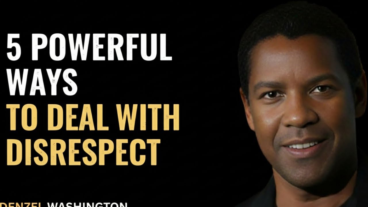5 эффективных способов справиться с неуважением — вдохновлённые мотивацией Дензела Вашингтона