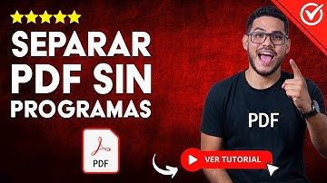 Cómo SEPARAR LAS PÁGINAS de un PDF sin Programas - 📃​ Tutorial Sencillo 📃​