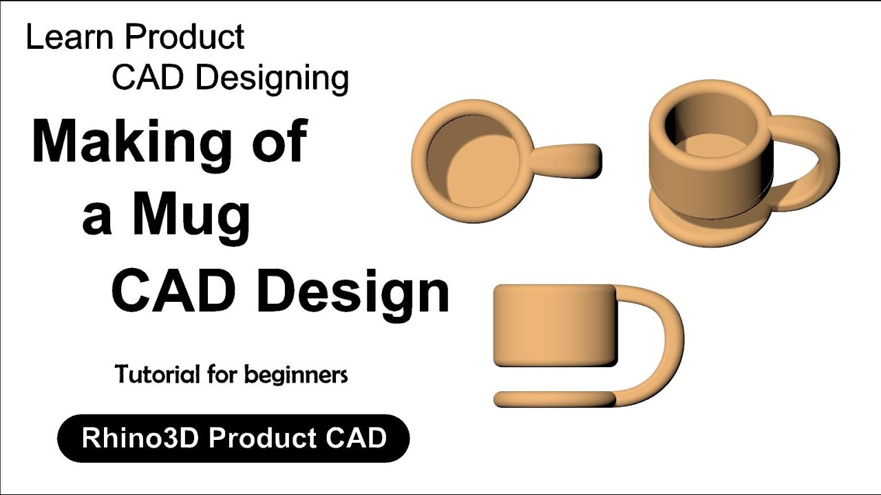 Making of a Mug CAD Design | Rhino3D Product design