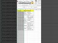 Data cleaning in excel