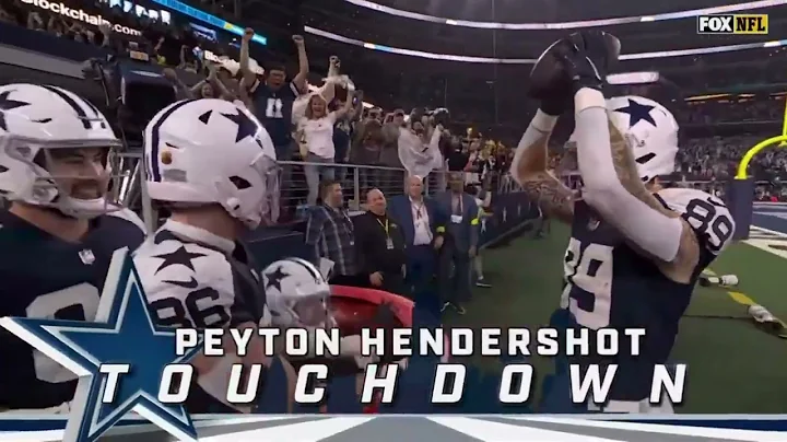 Jerry Jones elated as Peyton Hendershot scores TD ...
