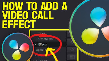 How To Add A Video Call Effect In Davinci Resolve