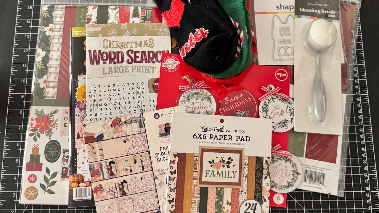 Hobby Lobby, Scrapbooking.com, Echo Park Paper Co., and Dollar Tree Haul