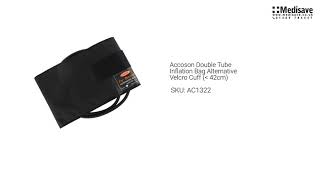 Accoson Double Tube Inflation Bag Alternative Velcro Cuff 42cm AC1322