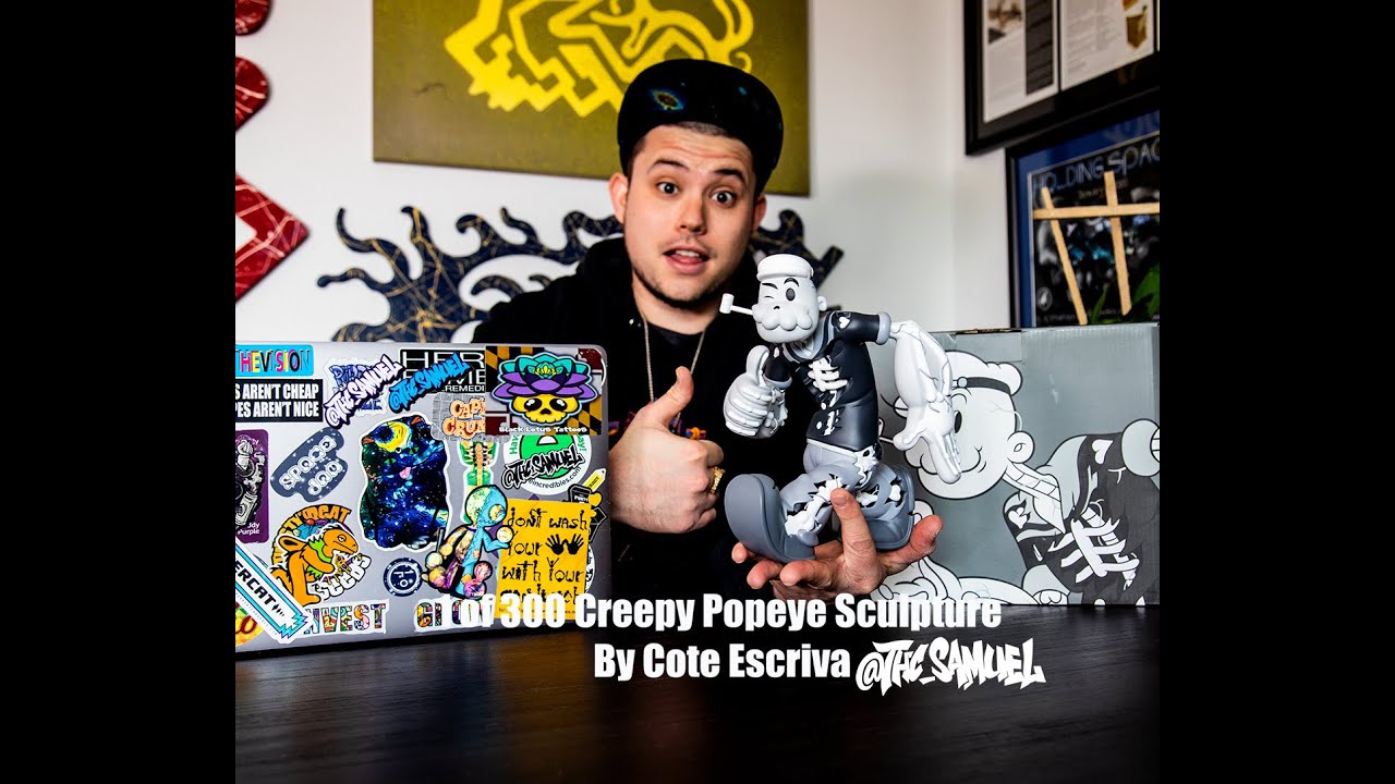Creepy Popeye by Cote Escriva | Limited Edition Mono Sculpture