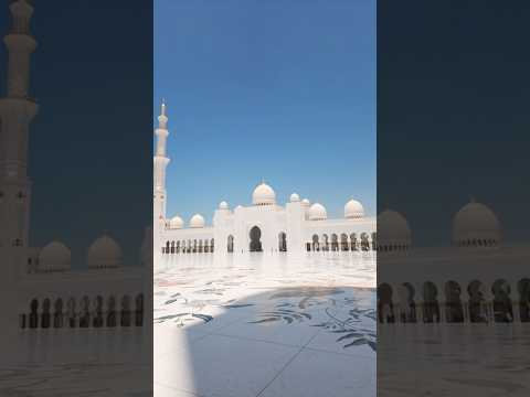 The Sheikh Zayed Grand Mosque – Abu Dhabi (Very Beautifull Mosque) / Dubai / Abu Dhabi #abudhabi