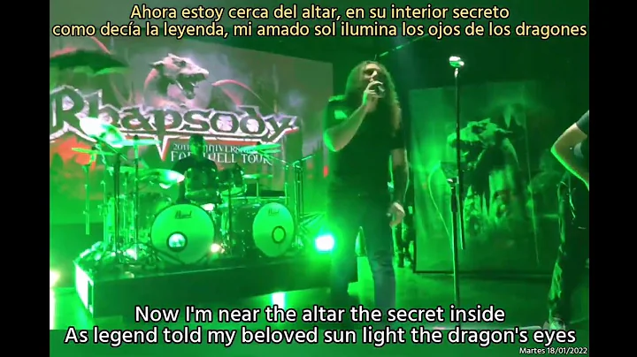 Rhapsody - Emerald Sword (subtitulado inglés - español) lyrics