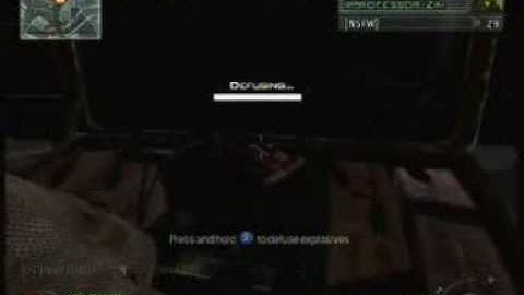 Modern Warfare 2: How To Ninja Defuse - Episode 5 - Rundown Bomb Site B - Two Hiding Spots.