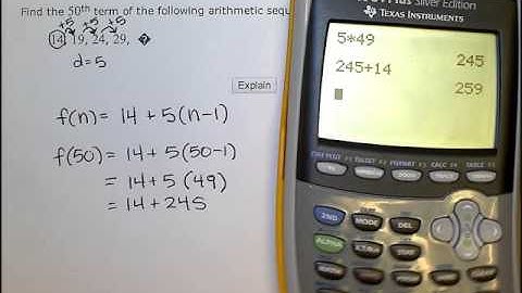 Finding a specified term of an arithmetic sequence given the first terms (SB)