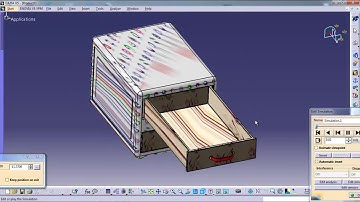 03 Mô Phỏng Tủ Nhựa Trong Catia    CATIA V5 DMU Kinematics   Prismatic Joint
