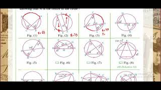 Mr.Eslam sayed Prep.3 H.W. Circle Inscribed angles subtend same arc