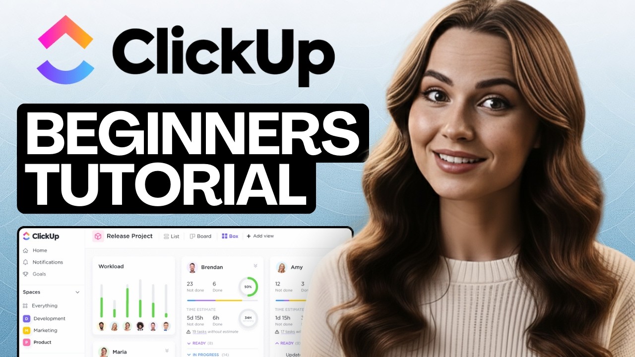 How To Use ClickUp Tutorial for Beginners 2026 (In-Depth Tutorial) - Timestamps Included