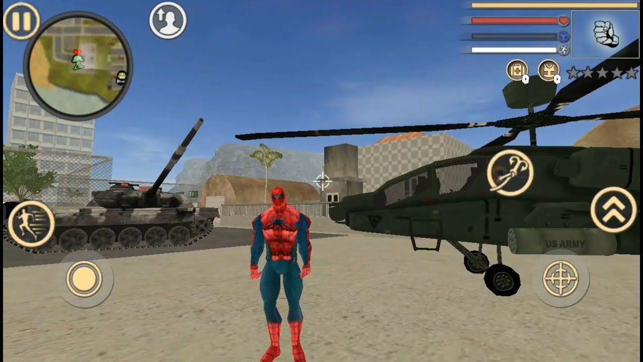 Spider Rope Man Hero Rope Spider Vice City Amazing Spider Rope Hero
