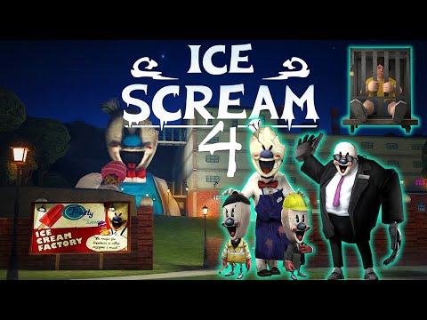 Ice Scream 4 Solved! Complete Walkthrough! We Beat Rod!