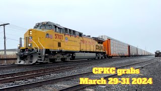 CPKC grabs from March 2931 2024. Tilbury area.