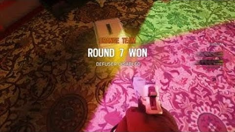 1v5 post plant with Echo   (5 headshots) Insane Clutch